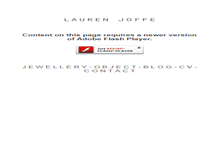 Tablet Screenshot of laurenjoffe.com